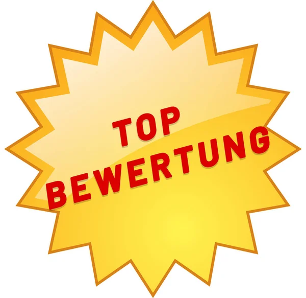 Top bewertung web matrica Button — Stock Fotó