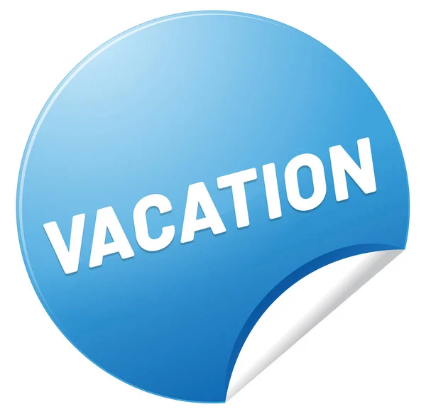 Vakantie web Sticker Button — Stockfoto