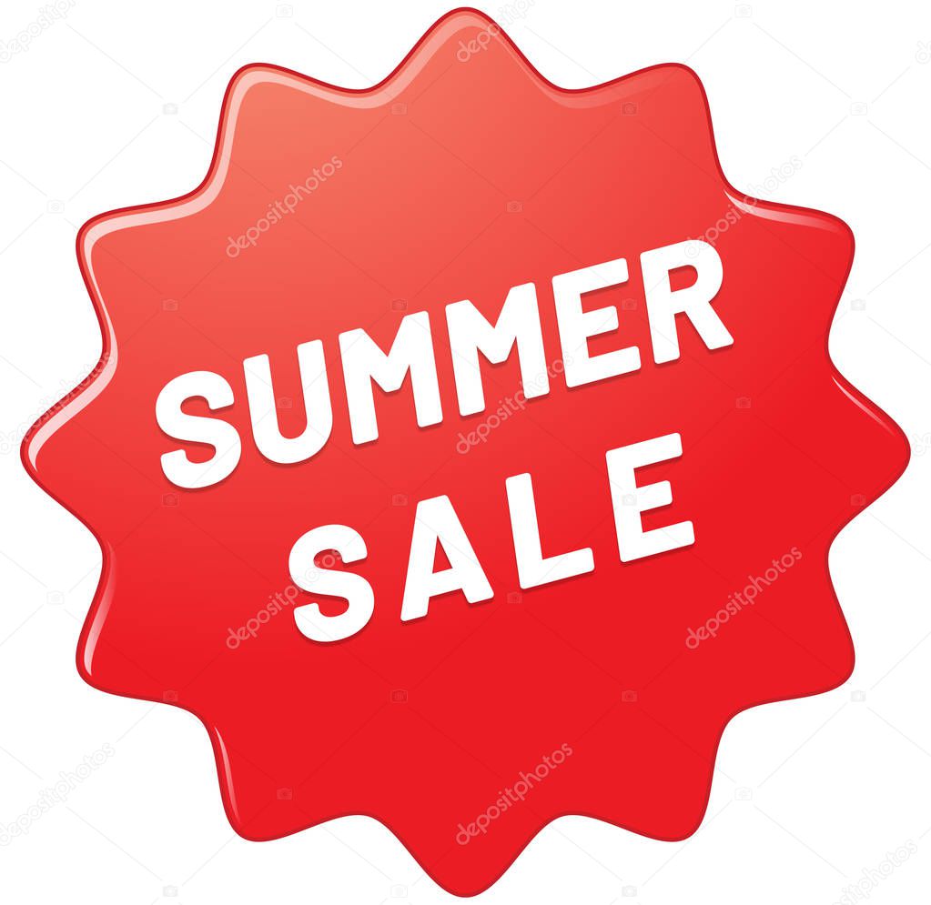 summer sale web Sticker Button