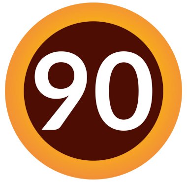 numara doksan web Sticker Button