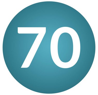 sayısı yetmiş web Sticker Button