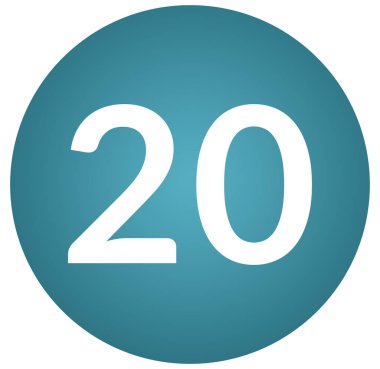 yirmi numara web Sticker Button