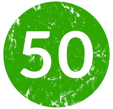 sayı elli web Sticker Button