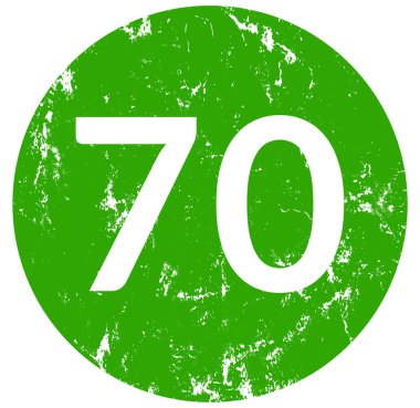 sayısı yetmiş web Sticker Button