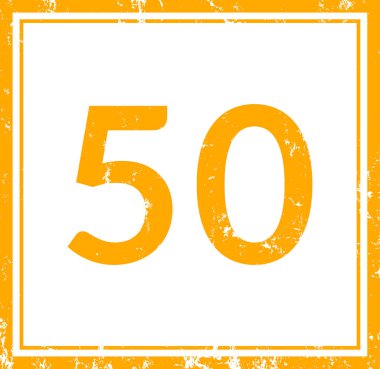 sayı elli web Sticker Button