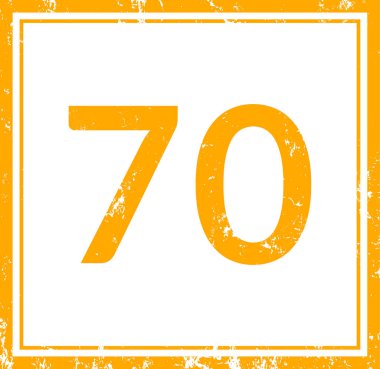 sayısı yetmiş web Sticker Button