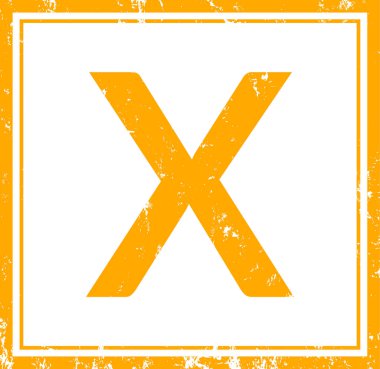 x işareti web Sticker Button