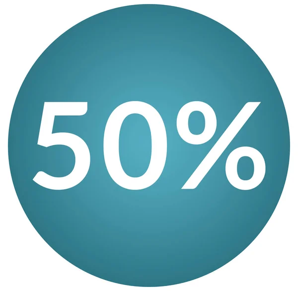 Por cento cinquenta web adesivo botão — Fotografia de Stock