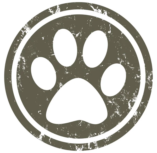 köpekler pençe işareti web Sticker Button