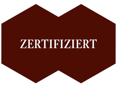  zertifiziert web Sticker Düğmesi