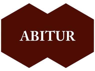 Abitur web Sticker Buton