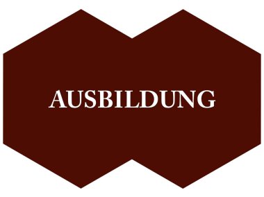 Ausbildung web Sticker Button