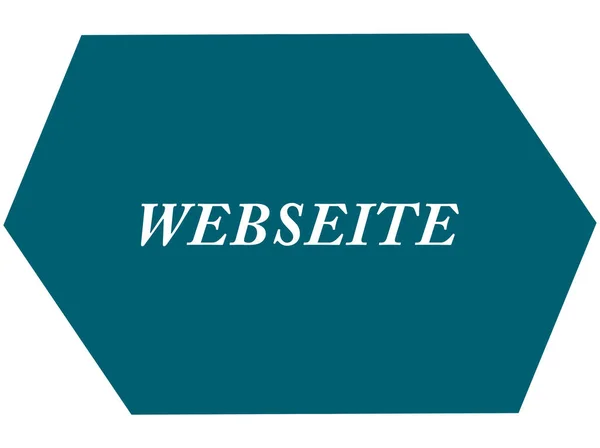 Webseite web Buton autocolant — Fotografie, imagine de stoc