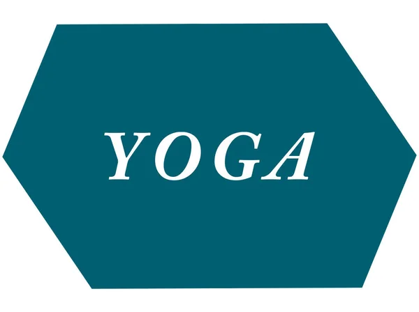 Yoga web Sticker Button — Stock Photo, Image