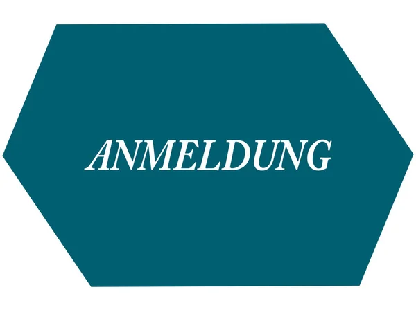 Anmeldung web matrica gomb — Stock Fotó