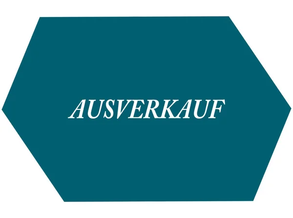 Ausverkauf web Sticker Button — Φωτογραφία Αρχείου