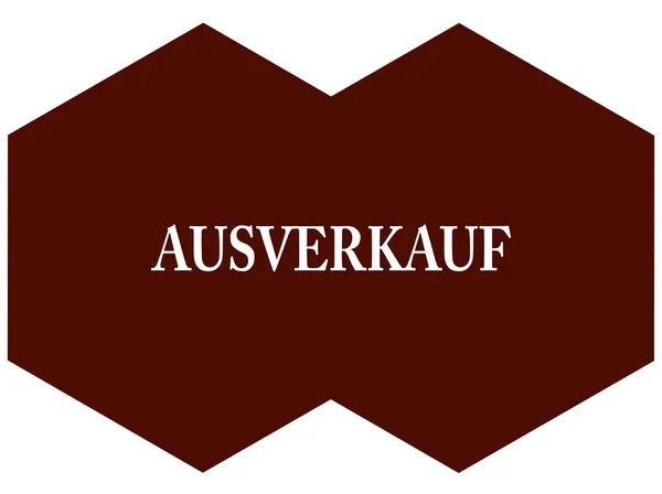 Ausverkauf web Sticker Button — Stock fotografie