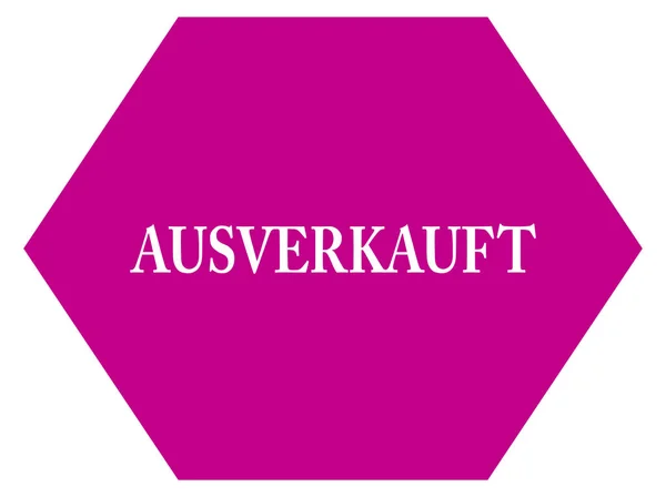 Ausverkauft web Sticker Button — Stockfoto