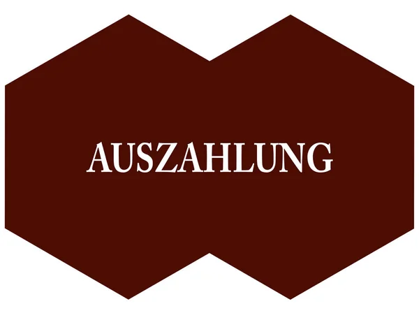 Auszahlung web Sticker Button — Stockfoto