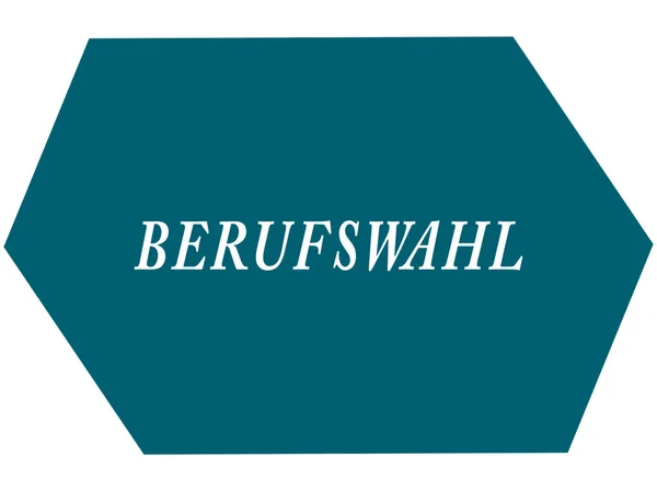 Berufswahl Web sticker knop — Stockfoto