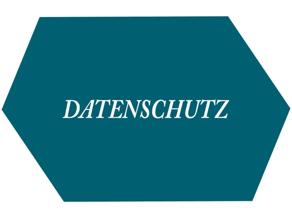 Datenschutz web Adhesivo Botón — Foto de Stock