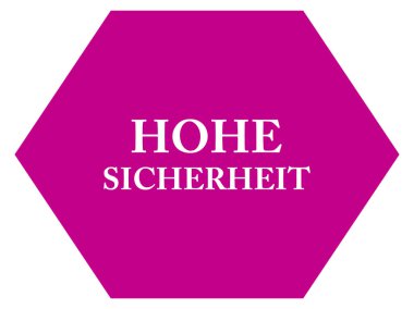 Hohe Sicherheit web Sticker Düğmesi