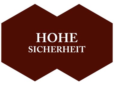 Hohe Sicherheit web Sticker Düğmesi