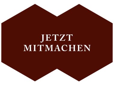 Jetzt mitmachen web Sticker Button