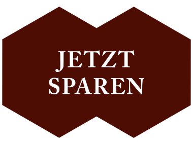 Jetzt sparen web Sticker Button