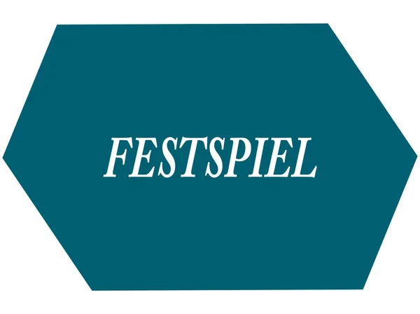 Festspiel Web klistermärke knappen — Stockfoto