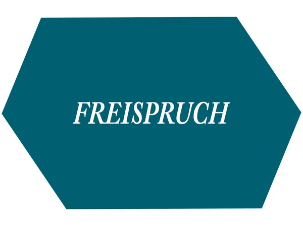 Freispruch web Sticker Button — Stockfoto