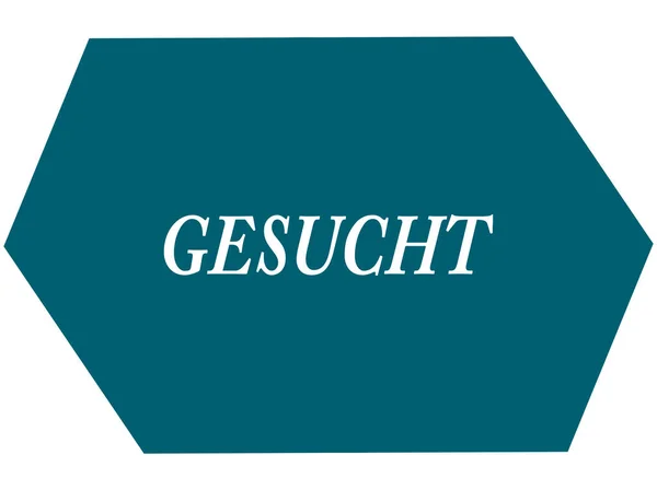 Gesucht web Sticker Button — Stockfoto