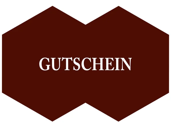 Gutschein web Sticker Button — Stockfoto