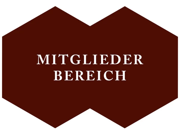 Mitgliederbereich web Sticker Button — 스톡 사진