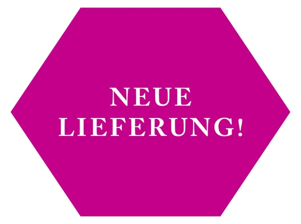 Neue Lieferung! web Sticker Button — Stockfoto