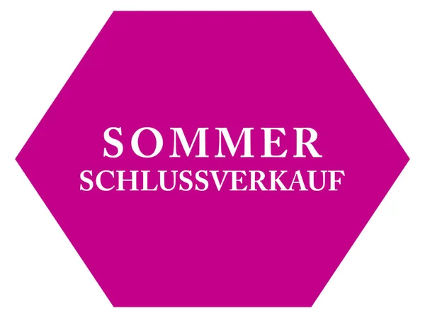 Sommerschlussverkauf Web Sticker Button — Stockfoto