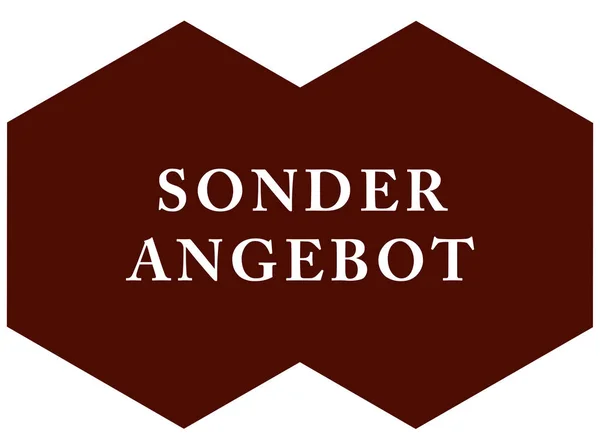 Sonderangebot web Sticker Button — Stok fotoğraf