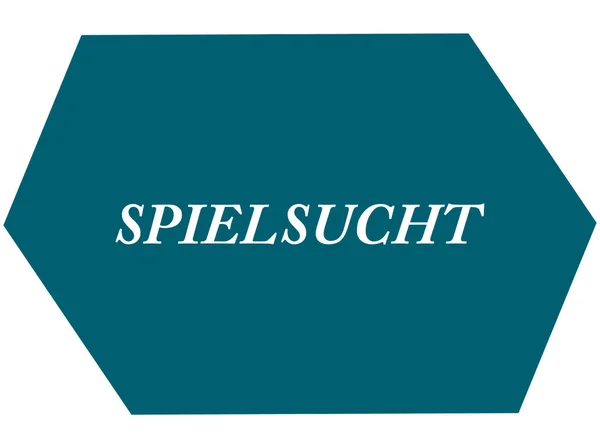 Spielsucht Web klistermärke knapp — Stockfoto