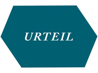 Urteil web Sticker Düğmesi