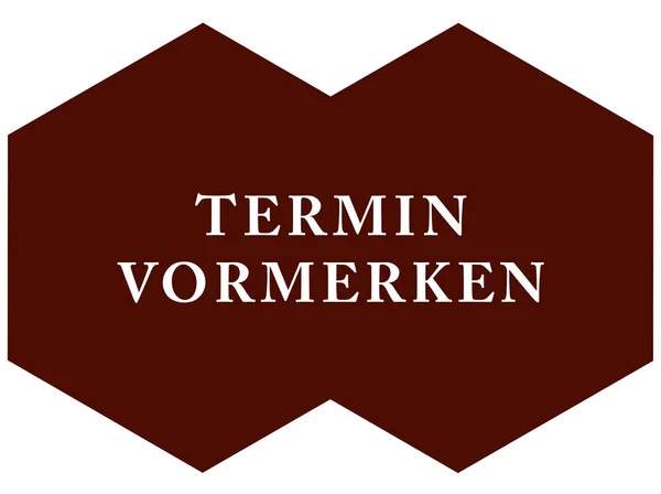 Termin vormerken web matrica gomb — Stock Fotó