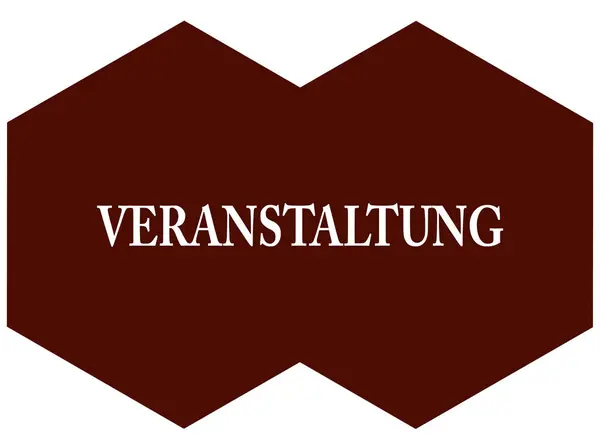 Botão de adesivo Veranstaltung web — Fotografia de Stock