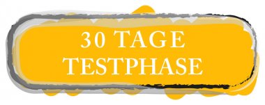 30 Tage Testphase web Sticker Button