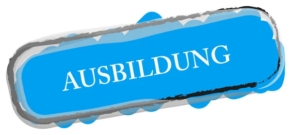 Ausbildung web Sticker Button — стокове фото