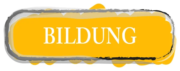 Bildung web Sticker Düğmesi — Stok fotoğraf