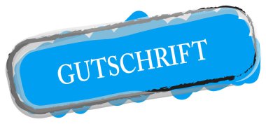 Gutschrift web Sticker Button