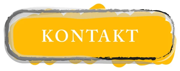 Tombol Stiker Web Kontakt — Stok Foto