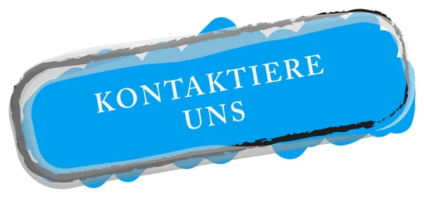 Kontaktiere uns web Sticker Button — 스톡 사진