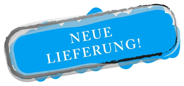 Neue Lieferung! web Sticker Button — 스톡 사진