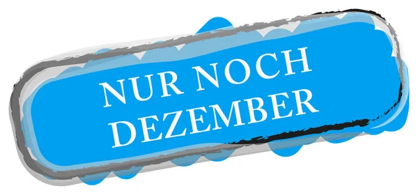 Nur noch Dezember web Sticker Button — Stock Photo, Image