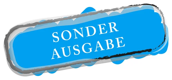 Sonderausgabe web Sticker Button — Stockfoto